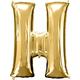 34in Gold Letter Balloon (H)